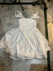 Girls White Dress - Cute &amp; Stylish!