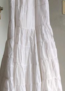 White Long Skirt