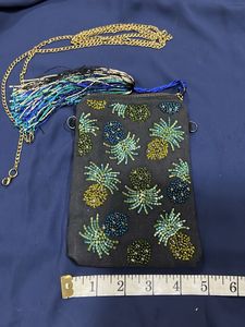 Beaded Mobile Sling Bag/pouch