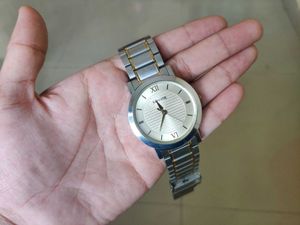 Sonata Silver Watch
