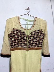 Light Green Kurti Plazo Set