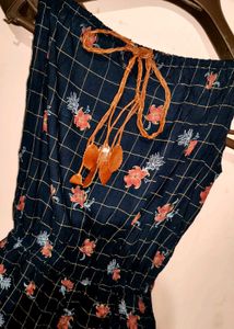 Floral Plaid Sundress