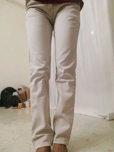 Casual Beige Pants