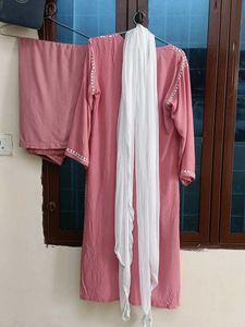 Pink Embroidered Kurta Set