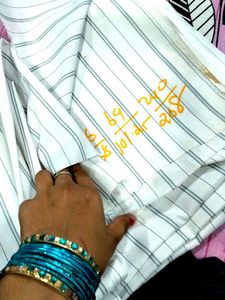 Striped Dress Material