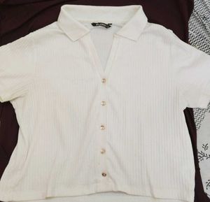 Zudio L White Button-Down