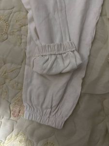 White Jogger Pants