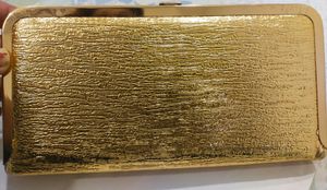 Gold Rhinestone Evening Clutch