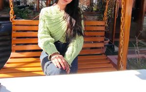 Stylist Green Knit Sweater