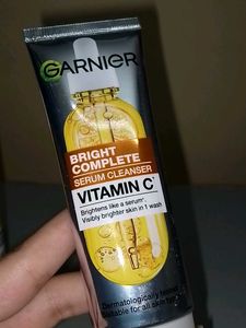 Garnier Mist sunscreen and VitaminC cleanser