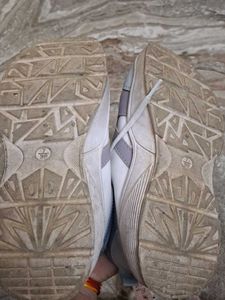 White &amp; Grey Blue Casual Sneakers