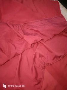 Gajri Colour Beautiful Lace Detailing Naira Kurta