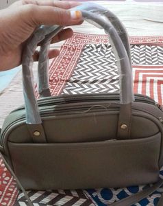 Olive Green Bow Accent Crossbody Bag