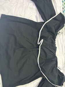 Black & White Trim Top