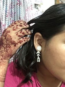 Silver Jhumka Earrings