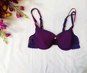 🇳🇿💫💗 Imported Purple Polka Dot Bra