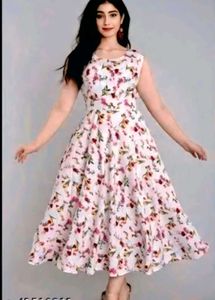 Floral Print Sleeveless Dress