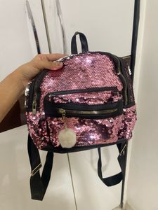 Pink Sequin Mini Backpack✨
