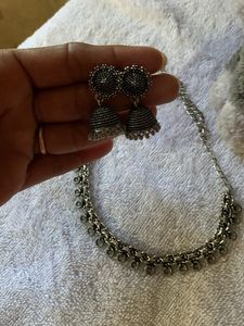 Necklace Set With Naintara Jhumka