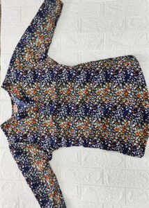 Floral Kurti Style Top