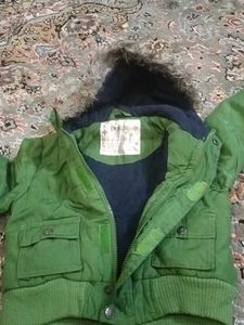 Choose One Cute Red And Green Puffer Jacket