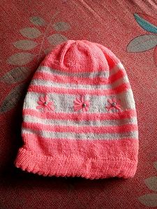 Woolen Cap For Girls