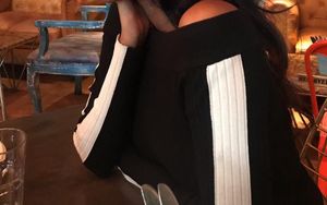 Stylish Black &amp; White Sleeve Top