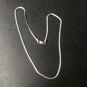 Slightly Used Pure Silver Traditional Snack Chain