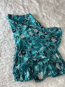 Floral Print Skirt