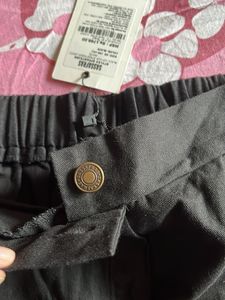 Sale🎉 New SASSAFRAS Black Cargo Pant