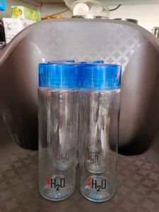 Cello H2O Water Glass Fridge Bottle 6 Set