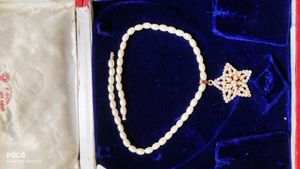 Pearl Necklace with Star Pendant