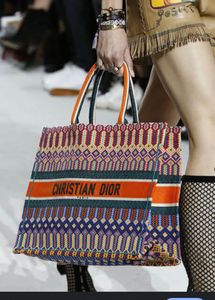 Christian Dior Canvas Tote Bag