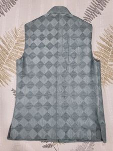 MEN Teal Ethnic Jacket
