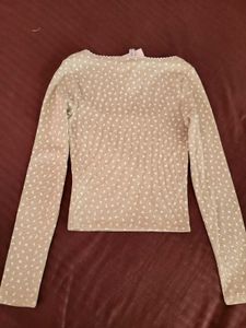 H&amp;M Sage Green Floral Top / Size- S