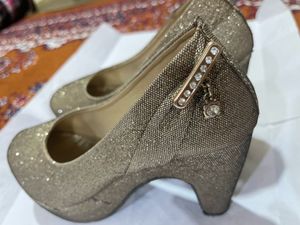 Copper High Heels Shoes