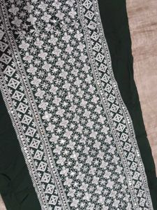 Dark Green Colour Kurti