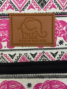 Elephant Print Backpack