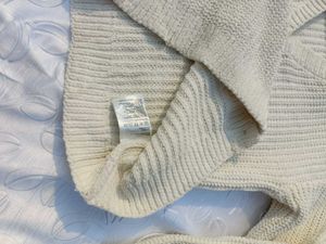 H&amp;M Cream Knit Cropped Cardigan