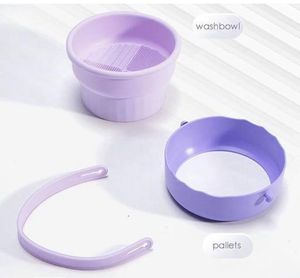 Make up brush cleaning tub