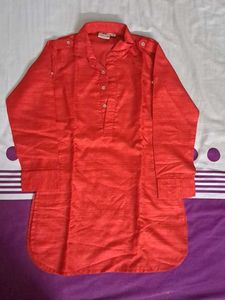 Red Long Sleeve Pyjama
