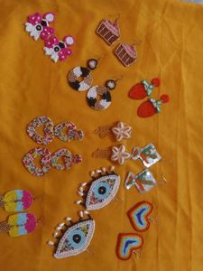 Handmade Beaded Earrings Collection