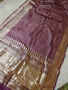 tissue slik Banarasi Saree 😍 expansive hai