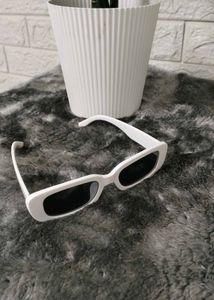 White Frame Sunglasses