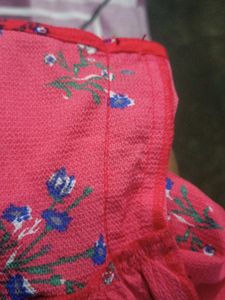 Pintresty Red Floral Sleeveless Top