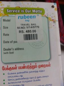 Travelling Bag