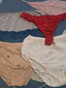Combo Of Five Imported Fabric Panty