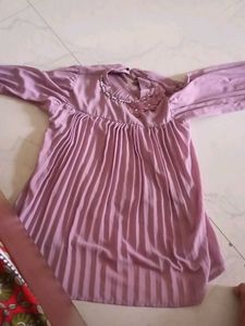 Pleated Tunic Top