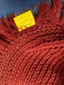 Red Crochet Rug (Pure Cotton)