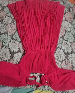 Pink Pleated Dress